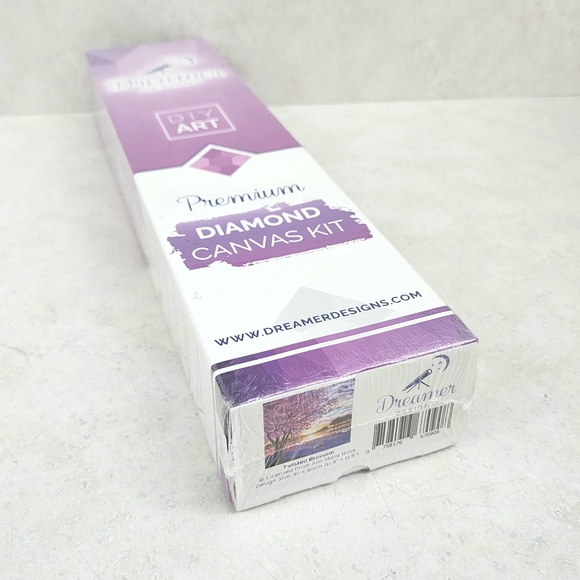 Diamond Canvas Kit Twisted Blossom Anne Marie Bone 30X30cm DYI Painting Sealed - Picture 2 of 13